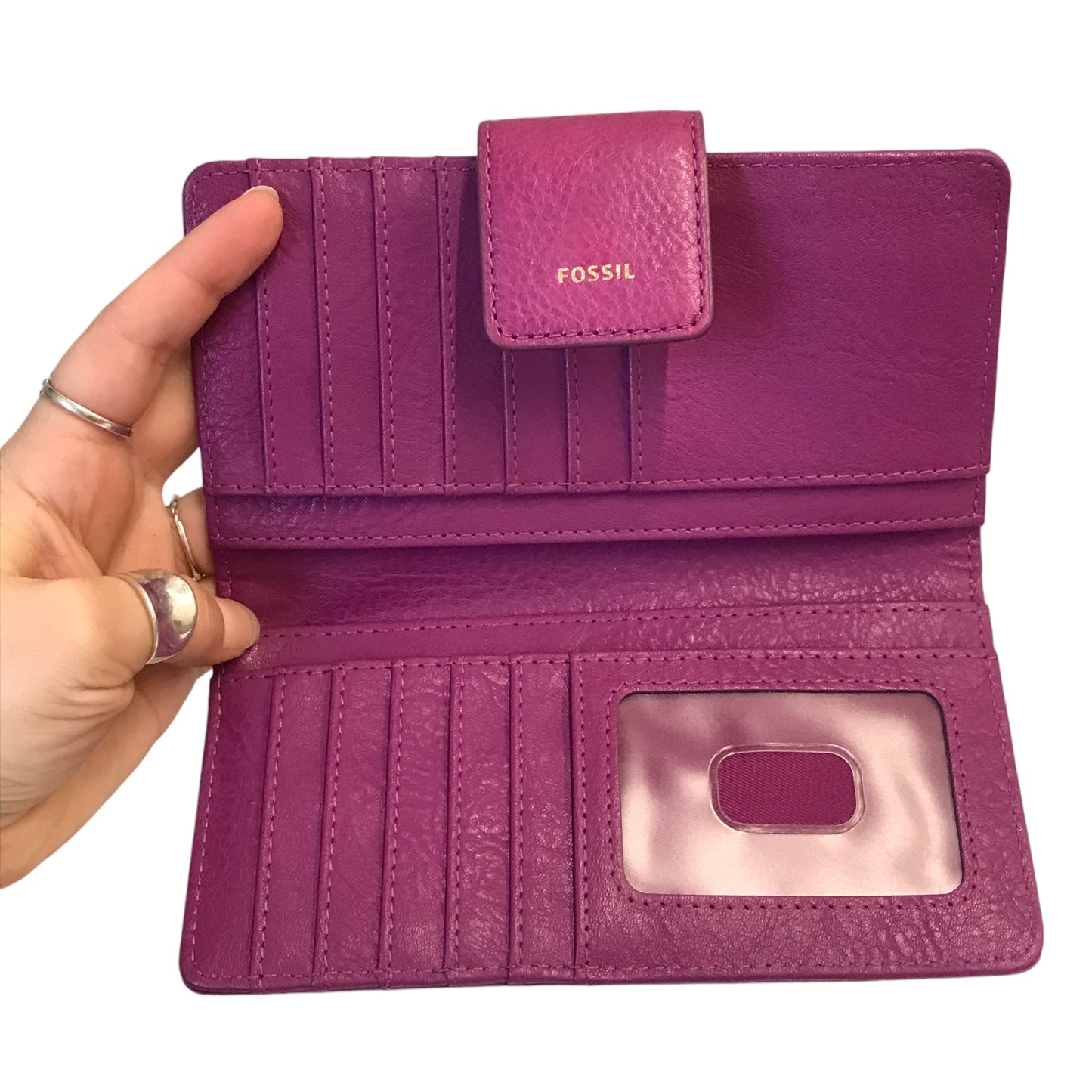 Wallet By Fossil In Pink, Size:Small