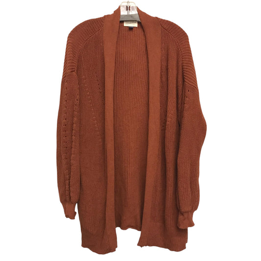 Sweater Cardigan By Universal Thread In Brown, Size:M