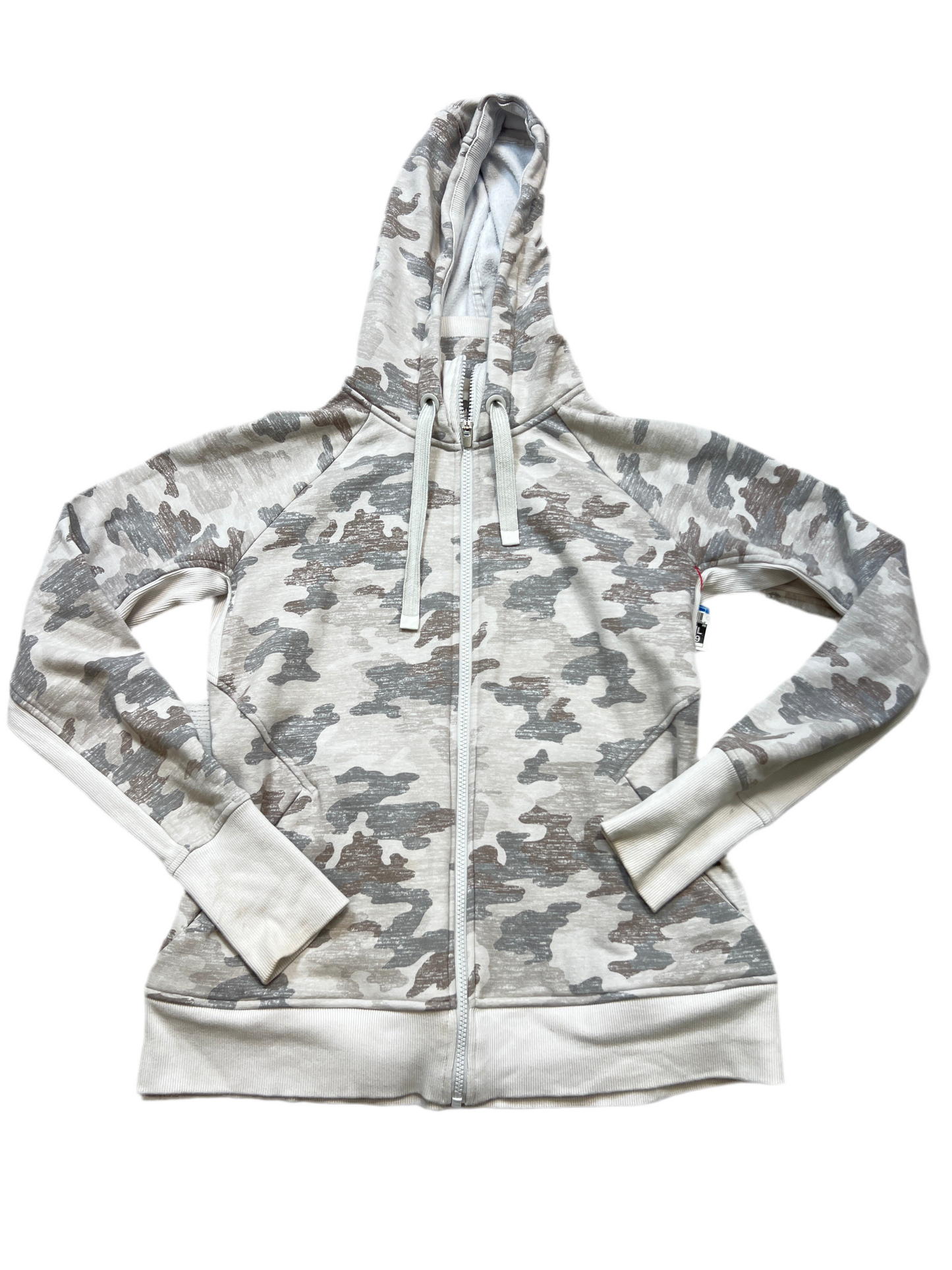 Athletic Jacket By Athleta In Camouflage Print, Size: M