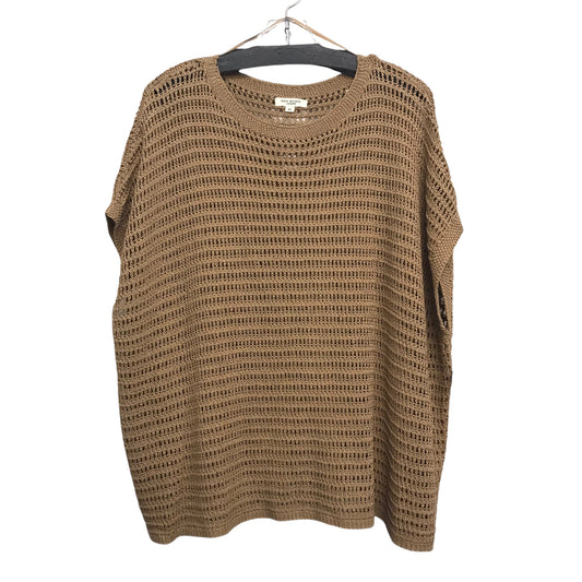 Sweater Ss By Max Studio In Tan, Size:2X