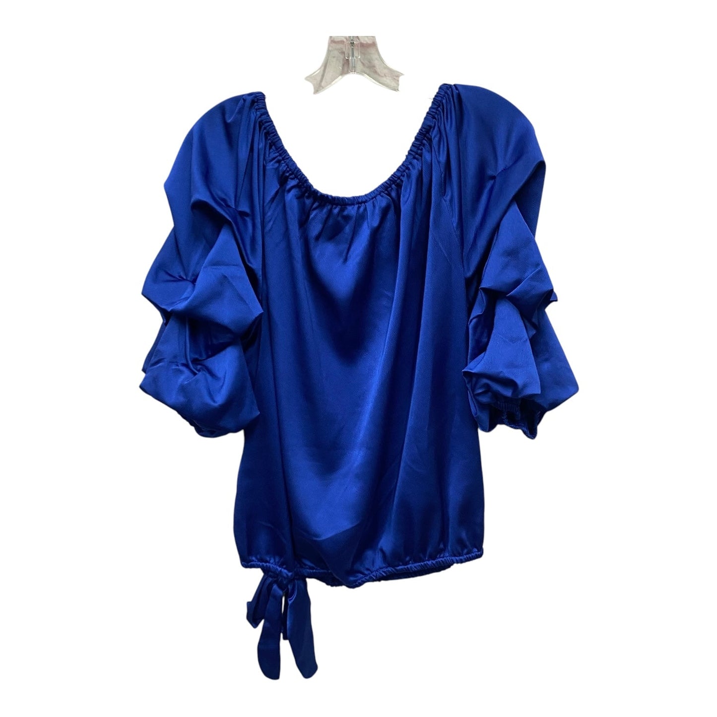 Top Ss By Vince Camuto In Blue, Size:1X