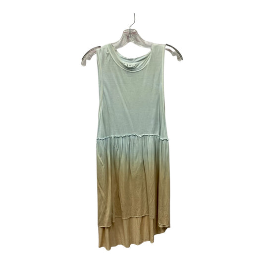 Top Sleeveless By Pol In Aqua, Size:S