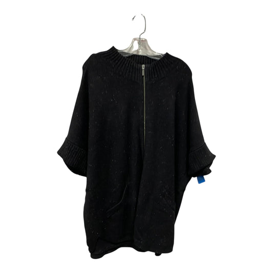 Sweater Cardigan By Chicos In Black, Size:L