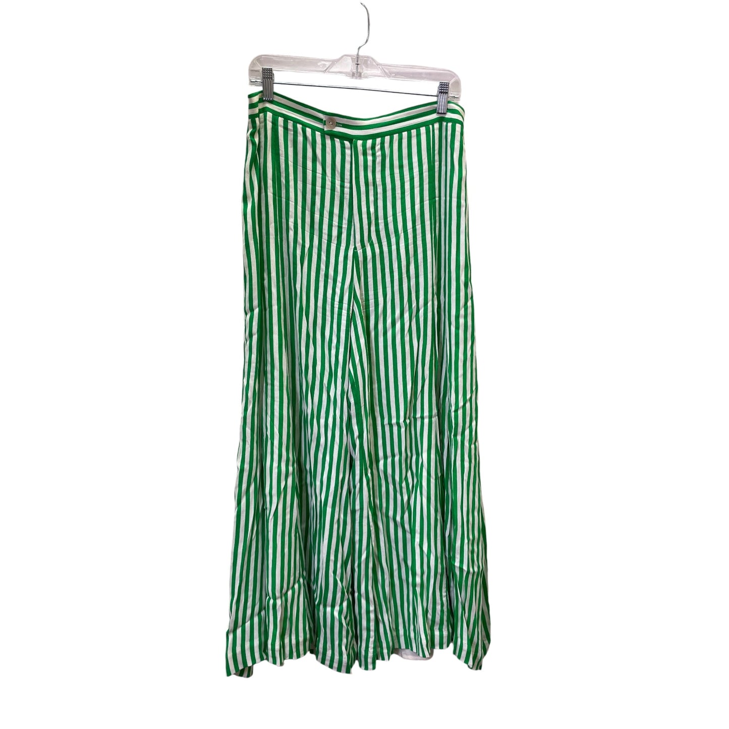 Pants Wide Leg By Anthropologie In Green, Size:10