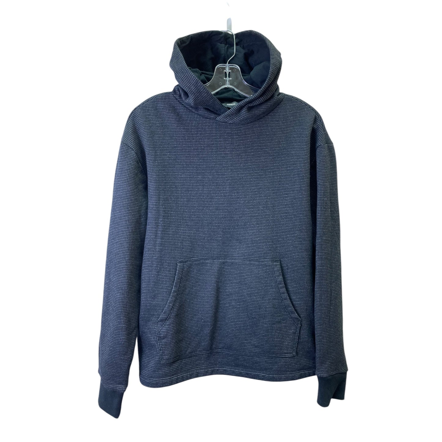 Athletic Sweatshirt Hoodie By Express In Black, Size:S