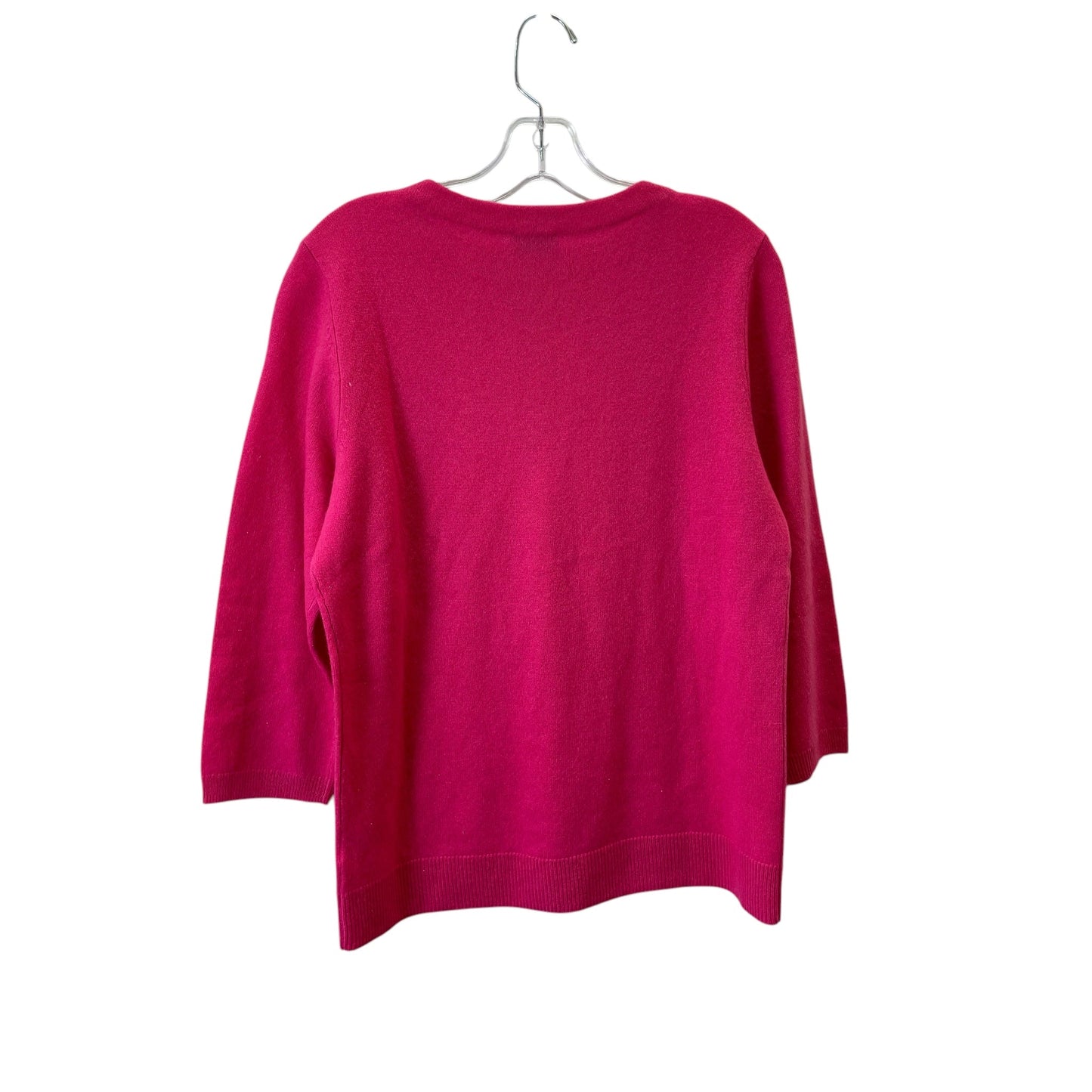 Sweater Cashmere By Talbots In Pink, Size:L