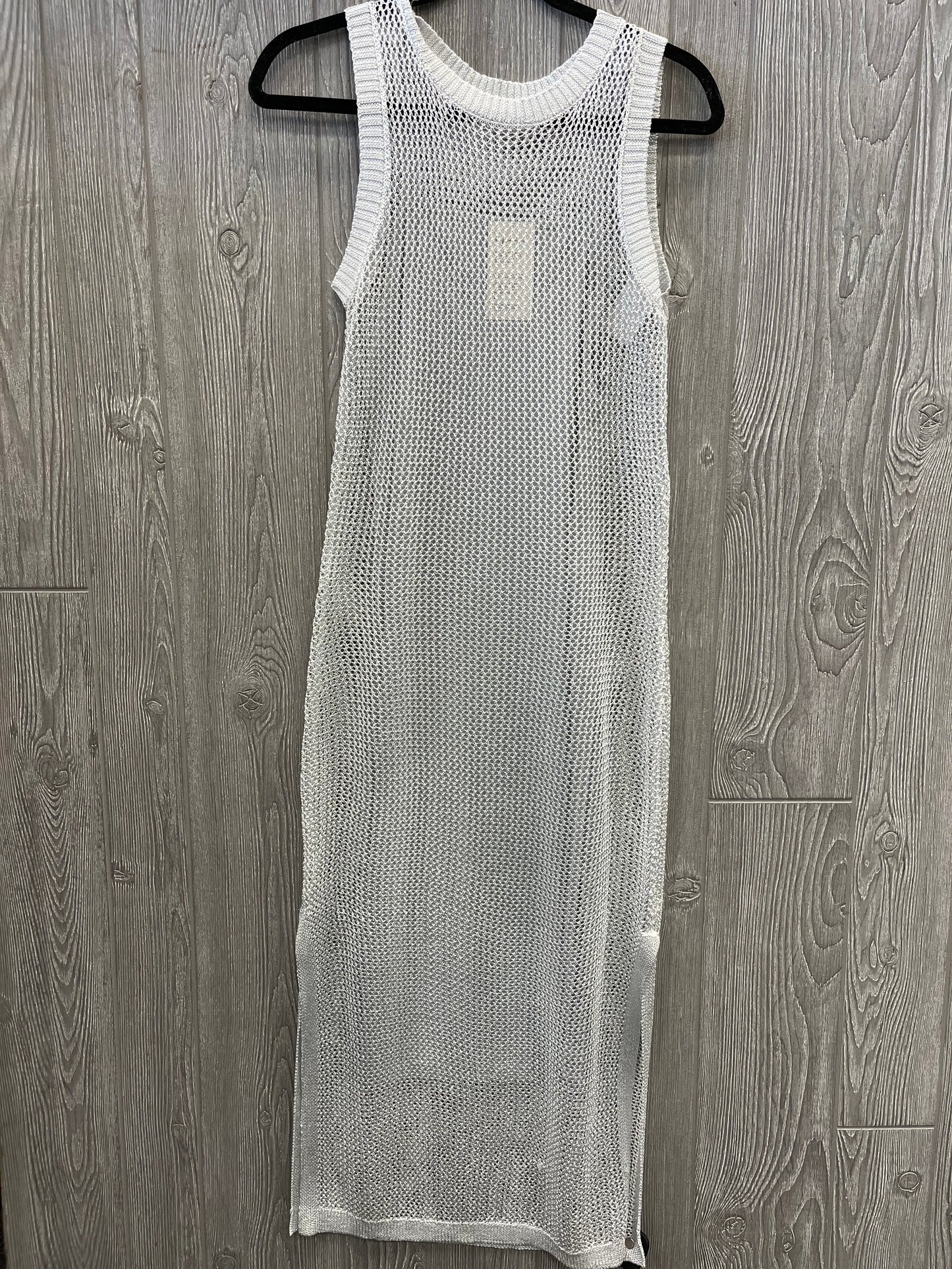 Dress Casual Maxi By A New Day In Silver, Size: Xs