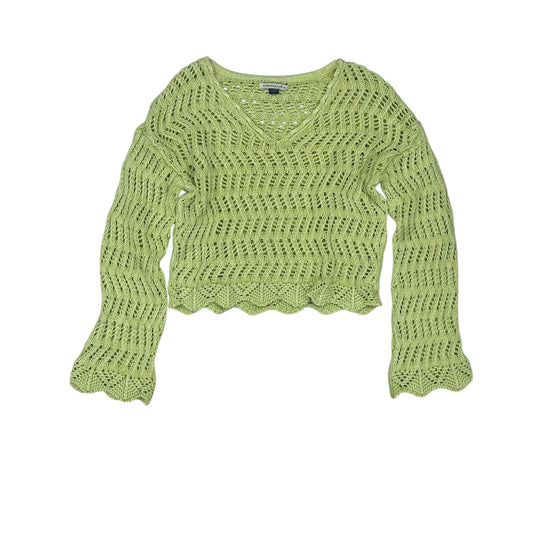 Sweater By American Eagle In Green, Size:Xs