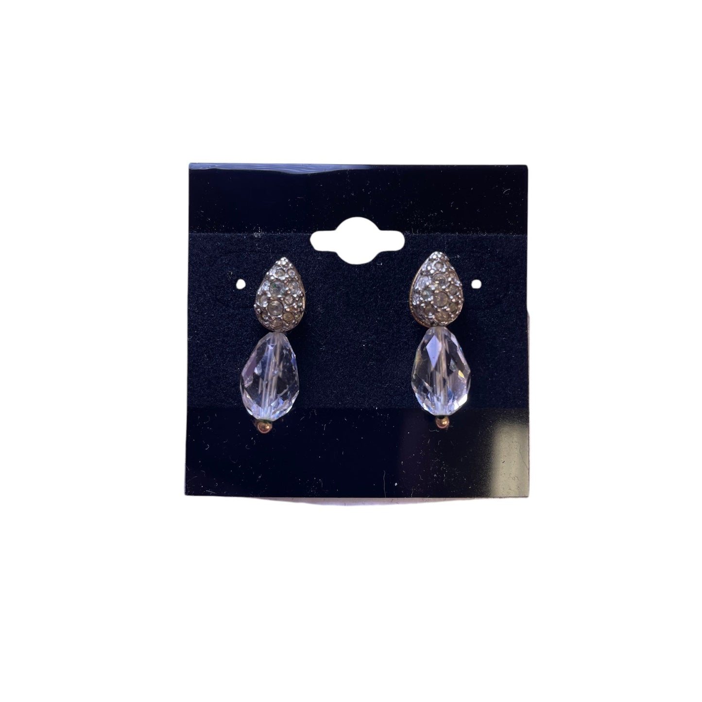 Earrings Designer By Swarovski In Clear