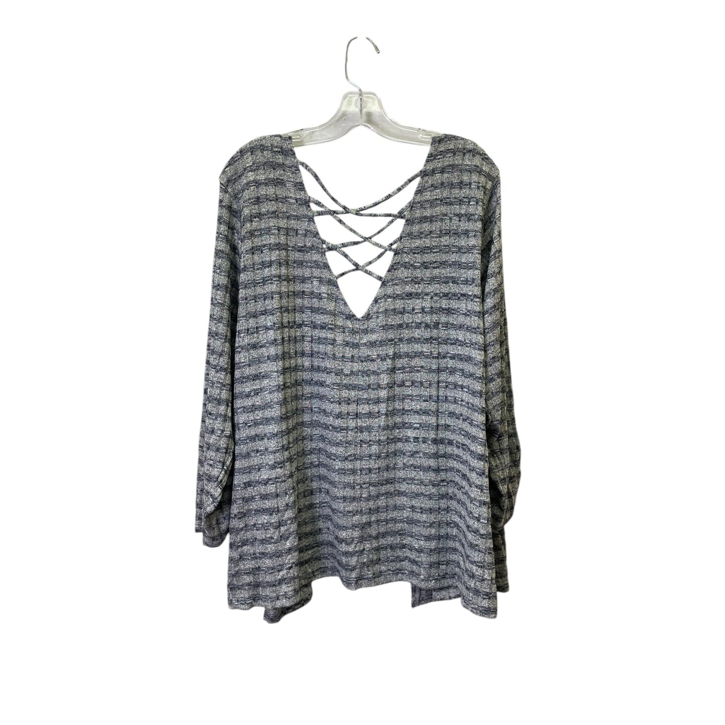 Cardigan By Maurices In Blue & Grey, Size:L