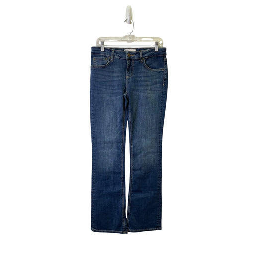 Jeans Boot Cut By Zara In Blue Denim, Size:6