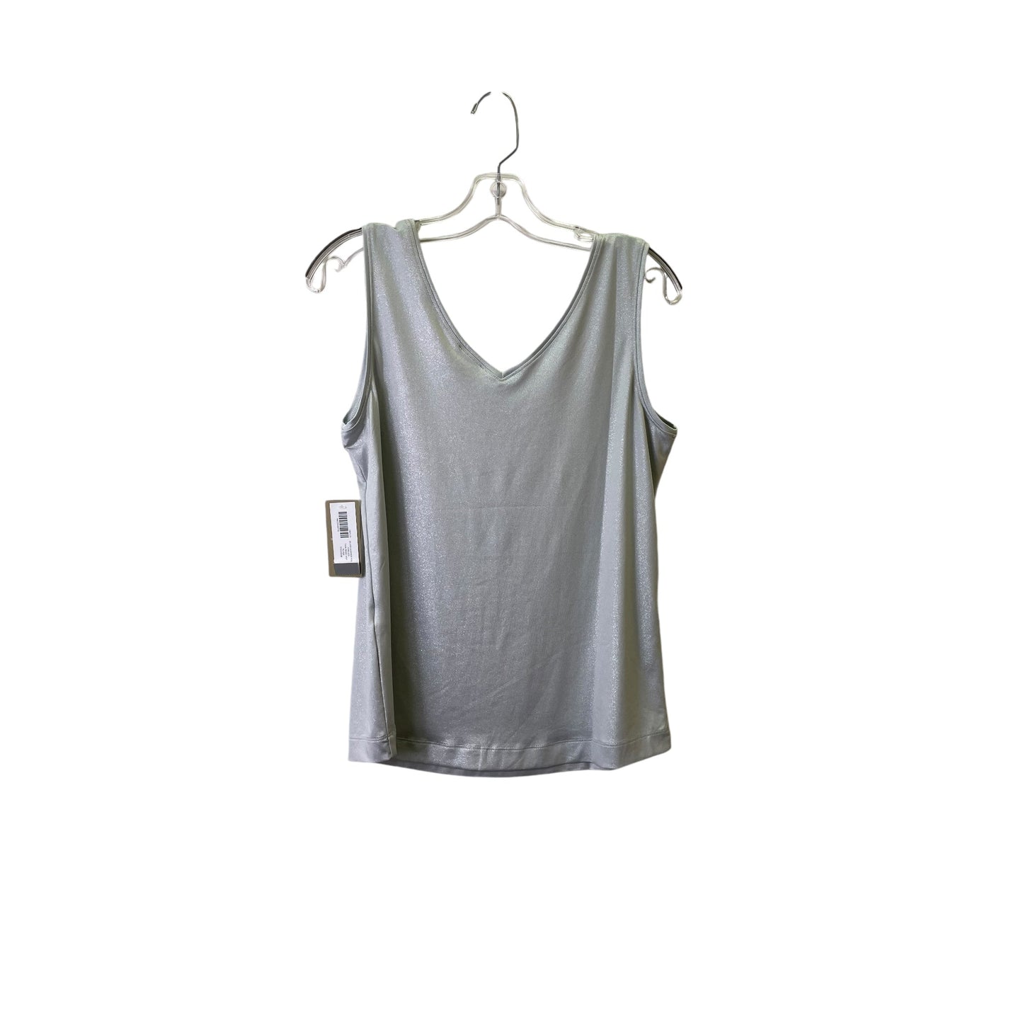 Tank Top By Chicos In Silver, Size:M