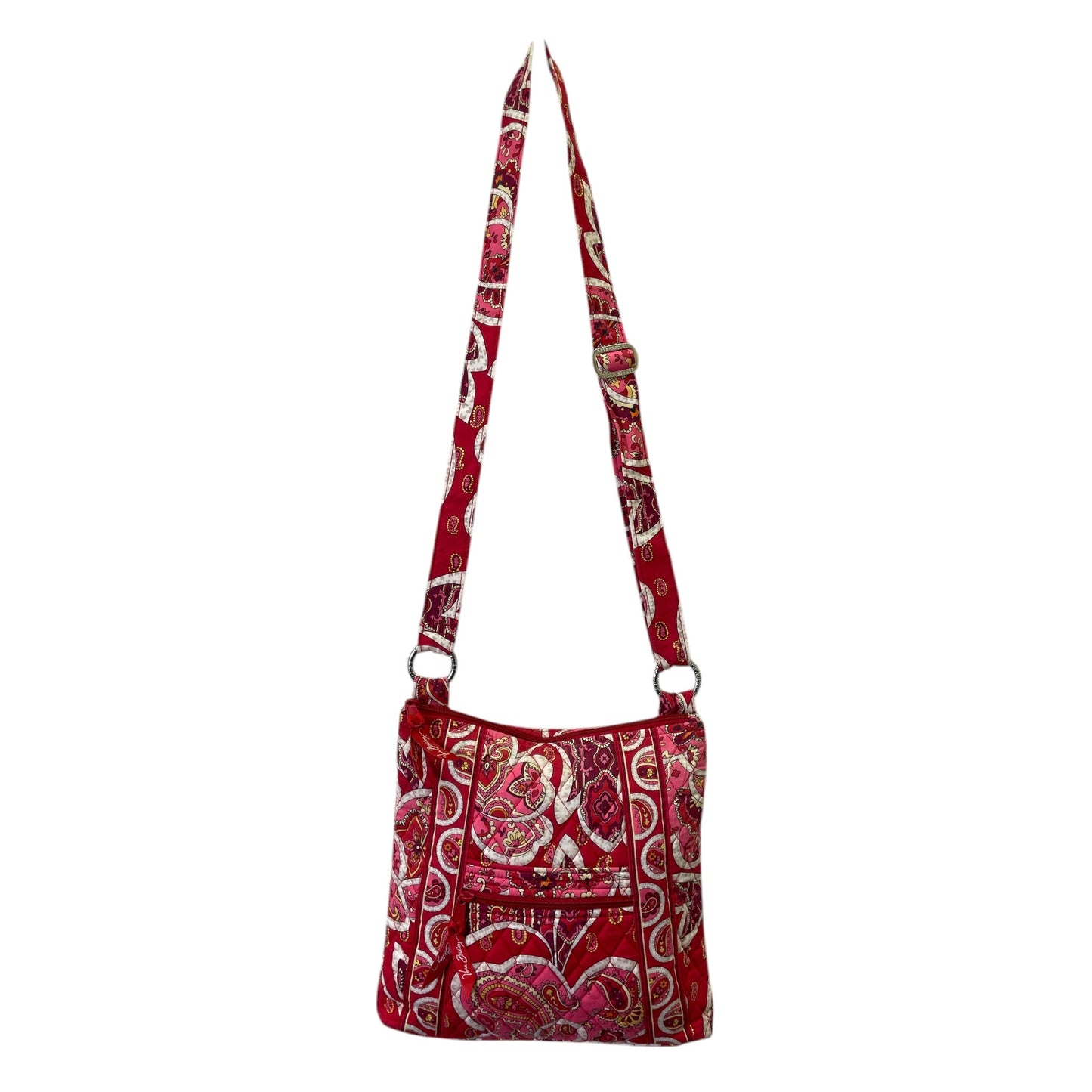 Handbag By Vera Bradley In Pink & Red, Size:Medium