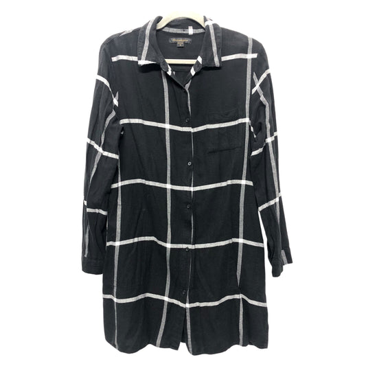 Tunic Ls By Donna Karan In Black & White, Size:S