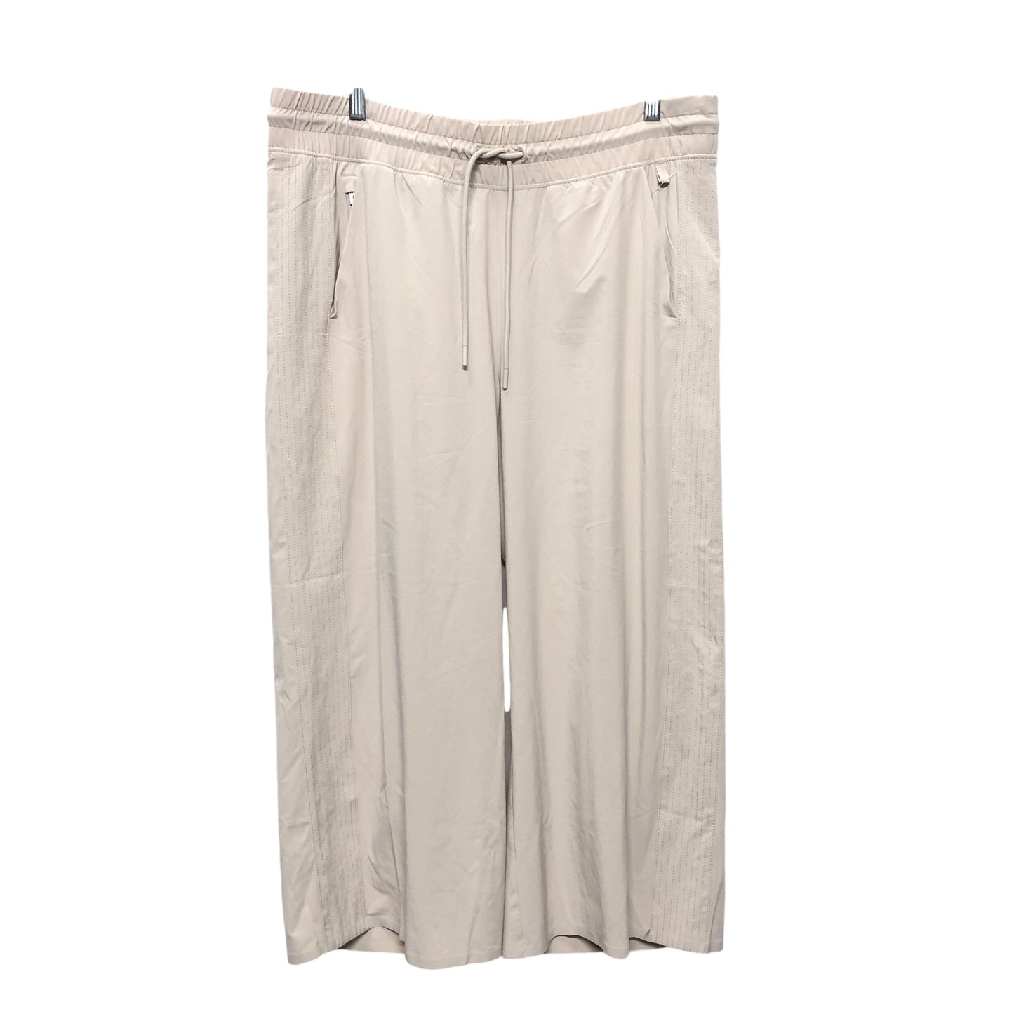 Athletic Capris By Athleta In Beige, Size:14P