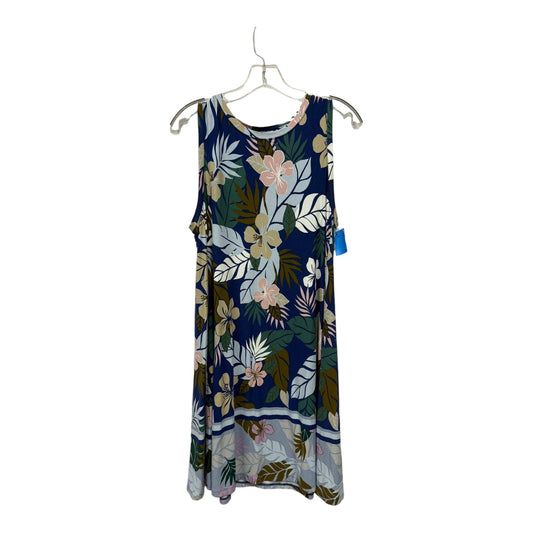 Dress Casual Midi By Loft In Blue, Size:M