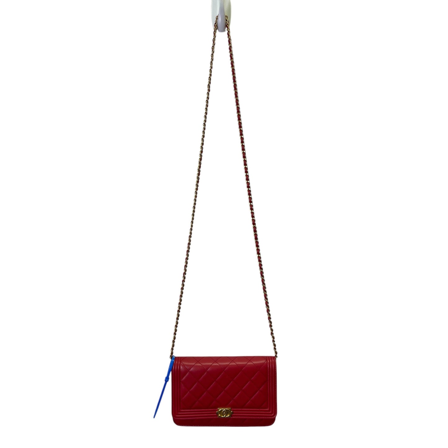 CROSSBODY LUXURY DESIGNER by CHANEL In RED, Size: SMALL