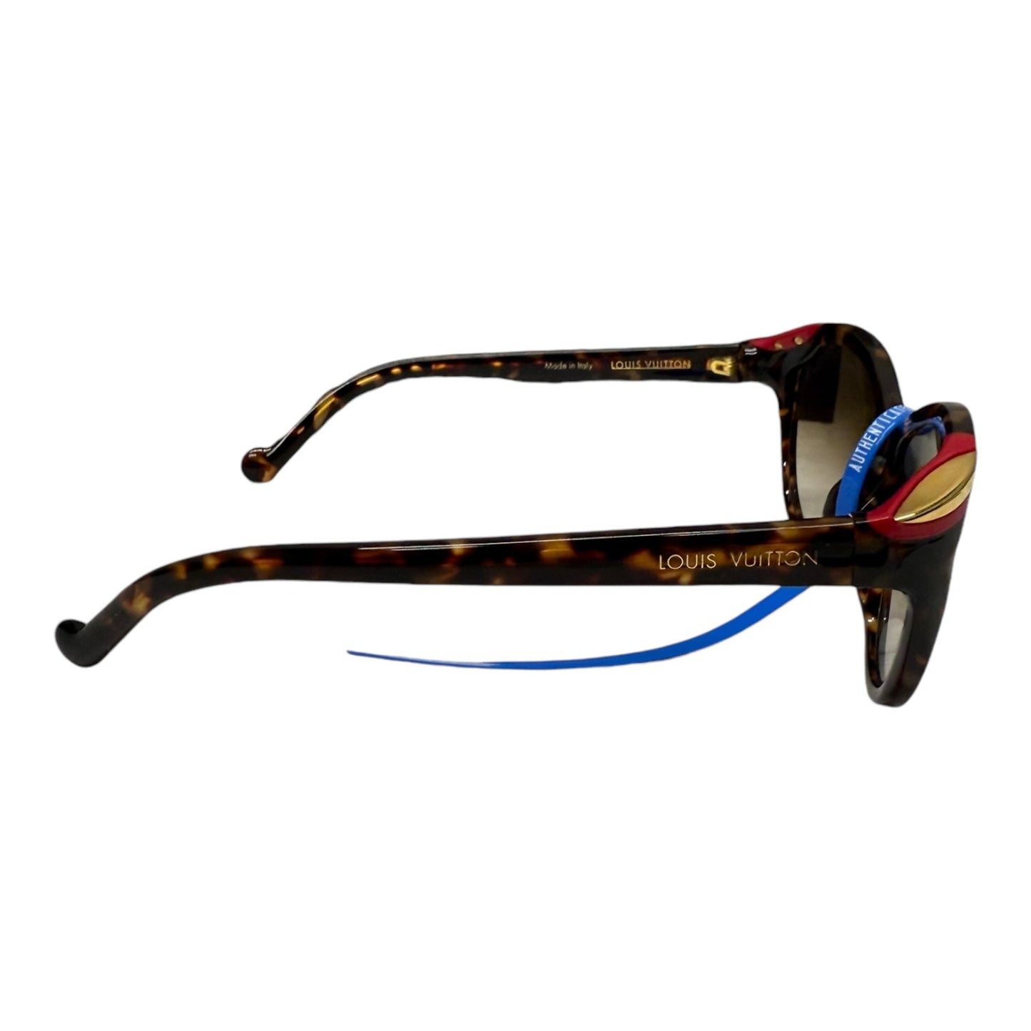 Sunglasses Luxury Designer By Louis Vuitton In Tortoise Shell Print