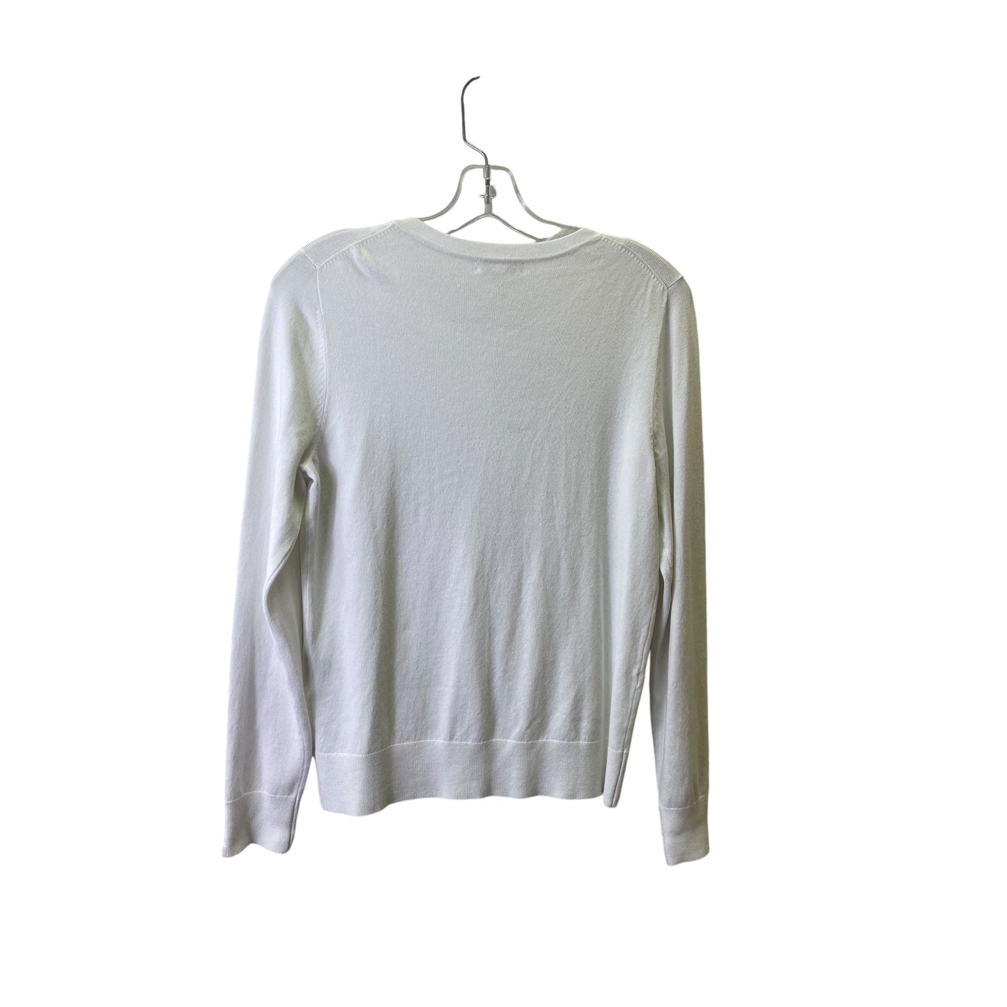 Sweater By Charter Club In White, Size:S