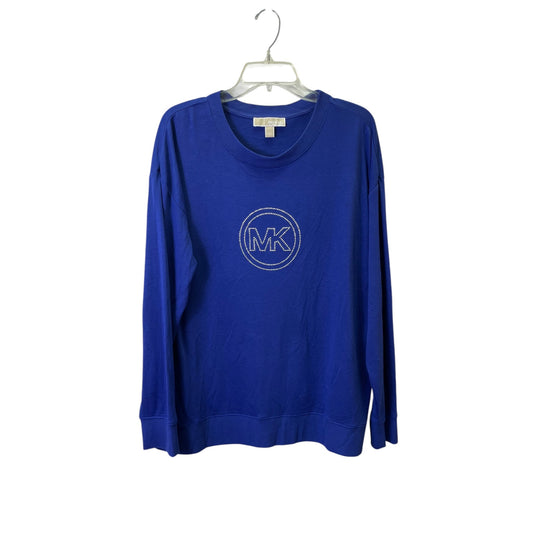 Top Ls By Michael By Michael Kors In Blue, Size:L