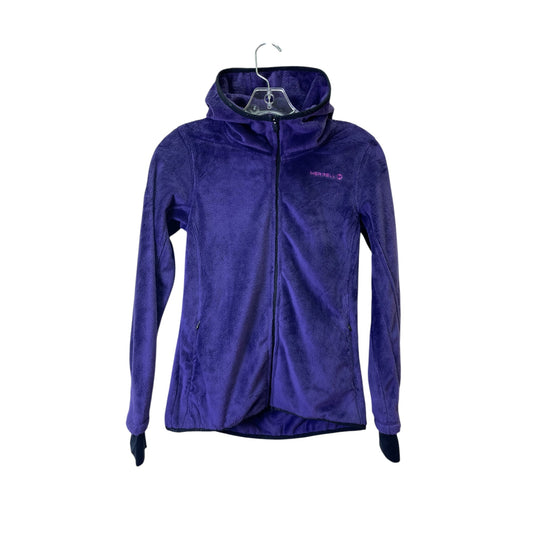 Jacket Fleece By Merrell In Purple, Size:Xs