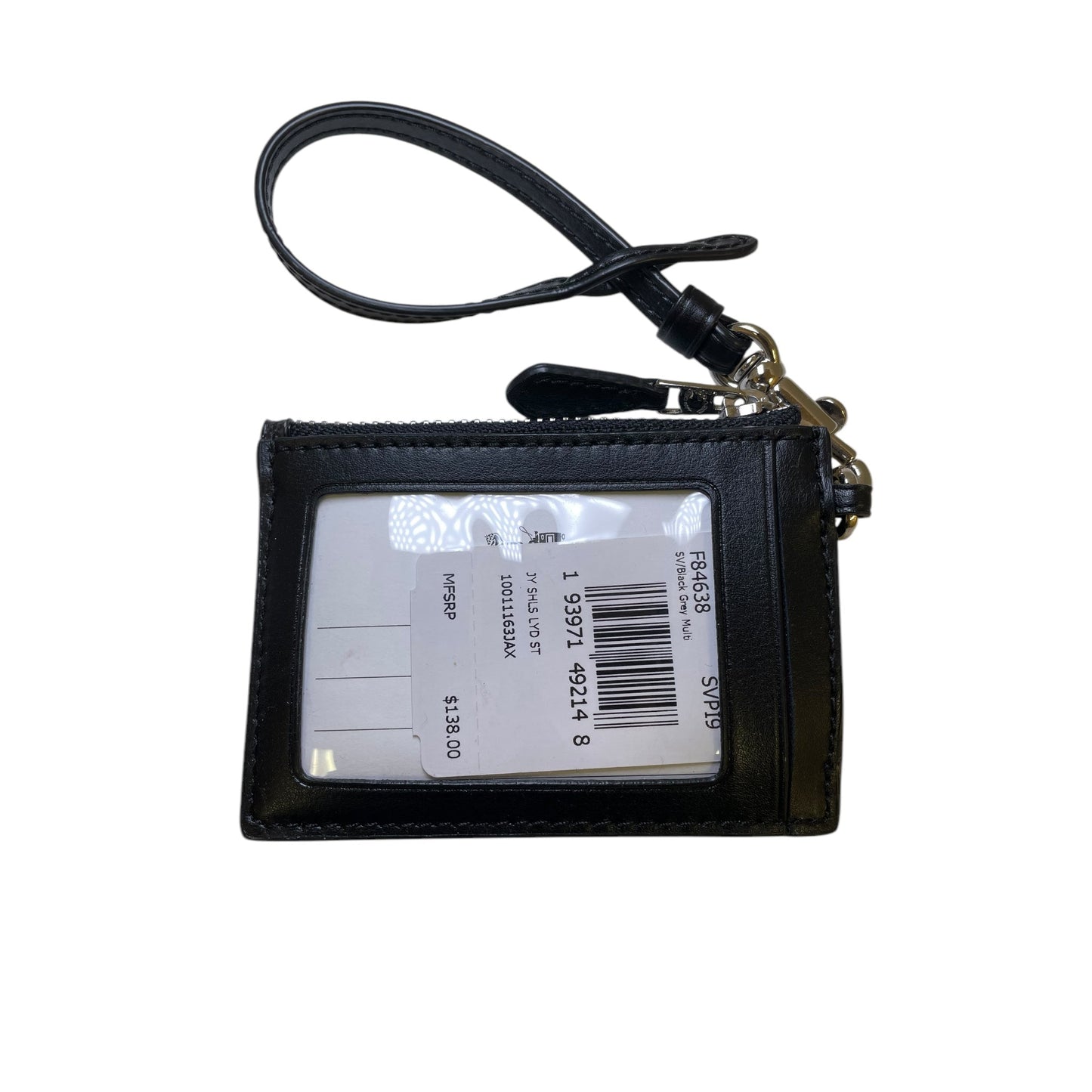 Id/Card Holder Designer By Coach In Black