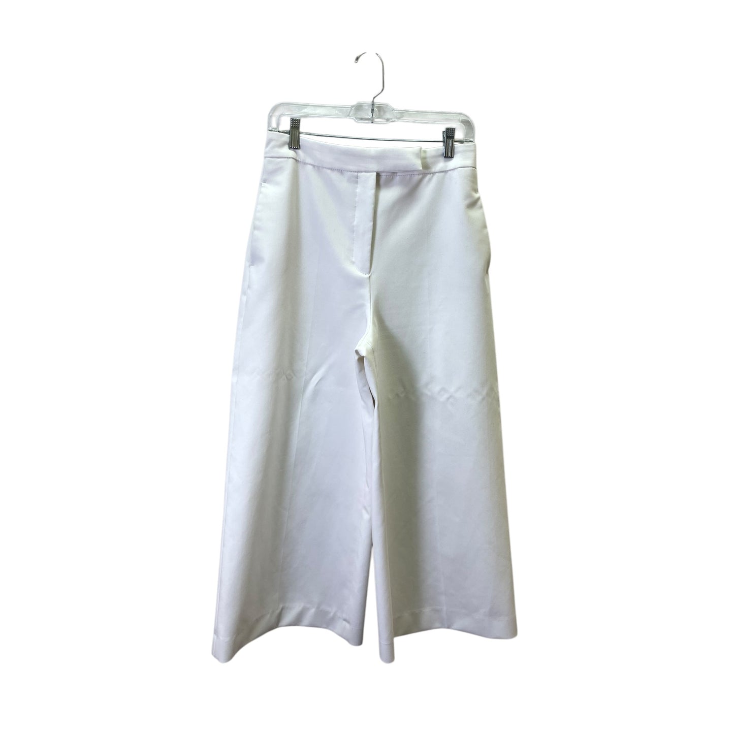 Pants Wide Leg By Zara In White, Size:8