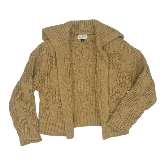 Sweater Cardigan By Universal Thread In Tan, Size:Xs