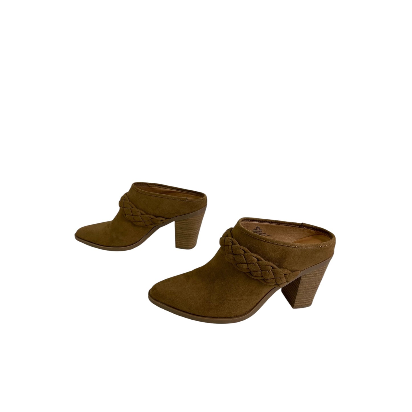 Boots Ankle Heels By Universal Thread In Tan, Size:8.5