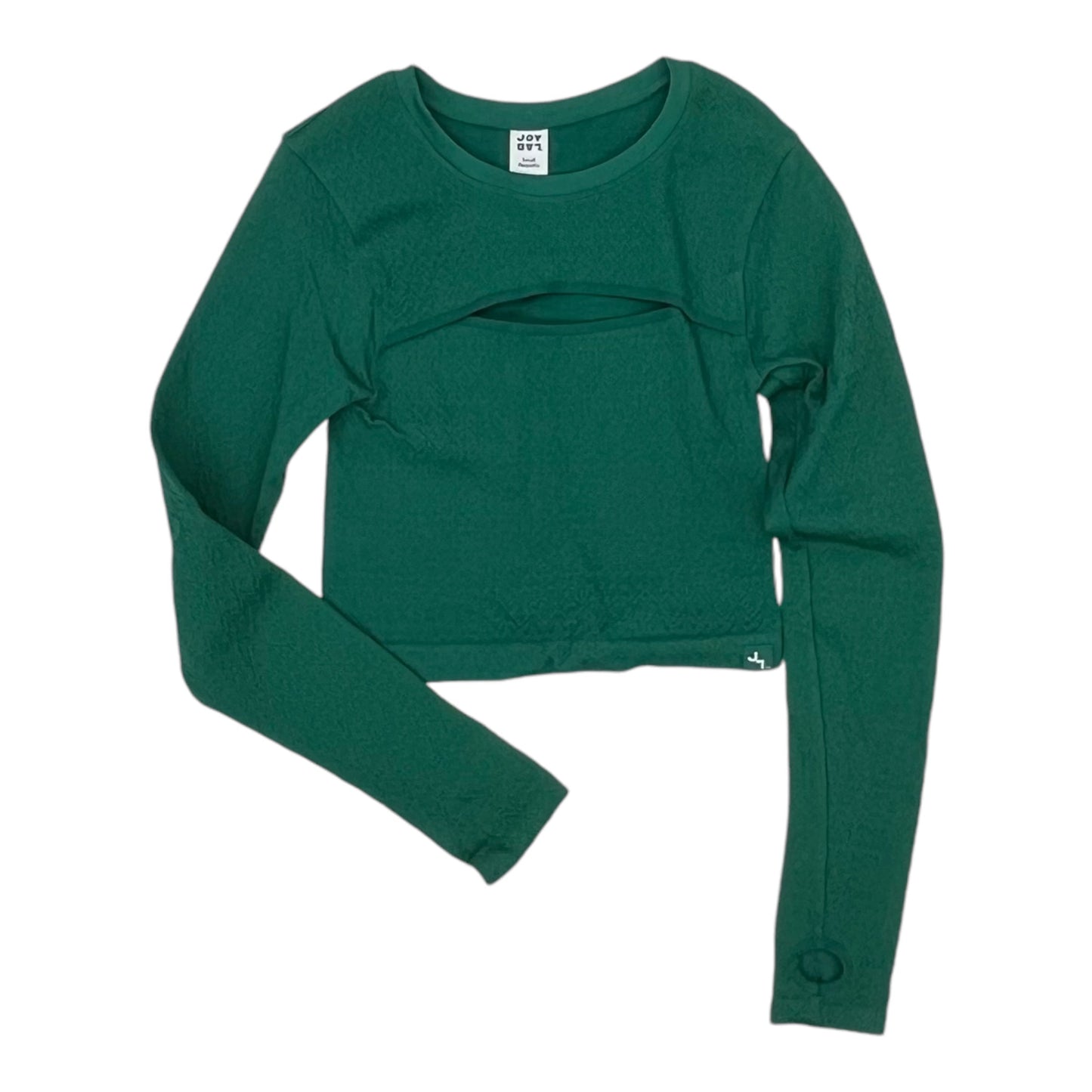 Athletic Top Ls Crewneck By Joy Lab In Green, Size:S