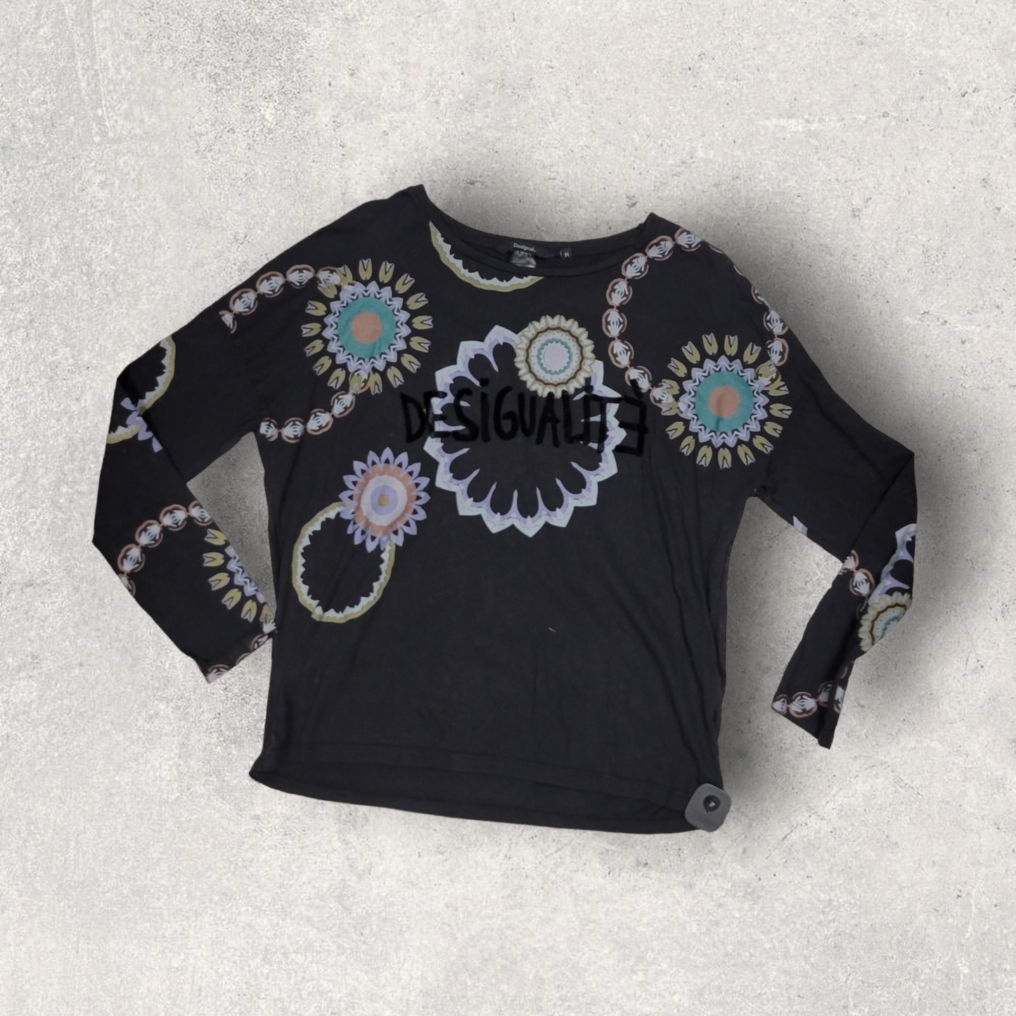 Top Long Sleeve Designer By Desigual  Size: M