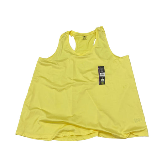 YELLOW ATHLETIC TANK TOP by ATHLETIC WORKS Size:2X