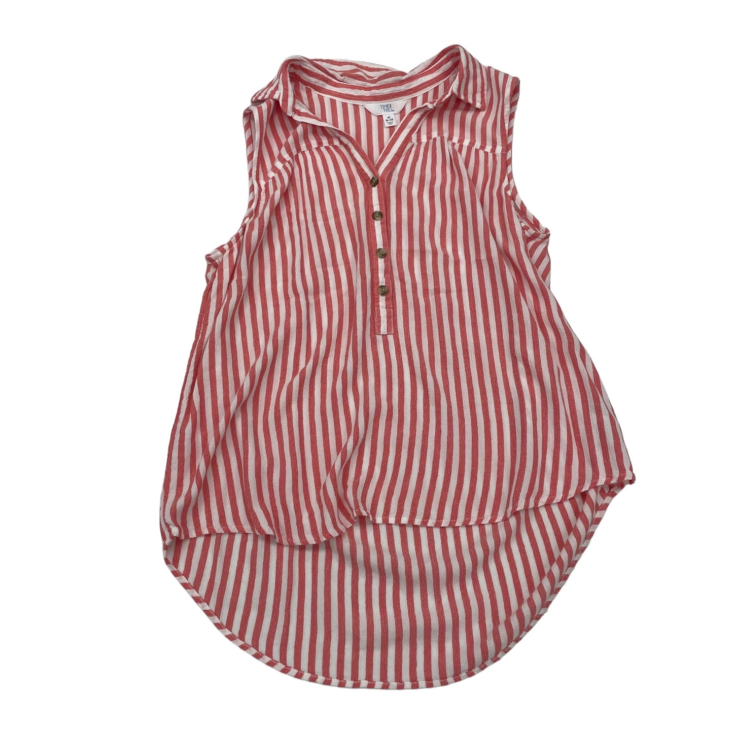 RED TOP SLEEVELESS by TIME AND TRU Size:M