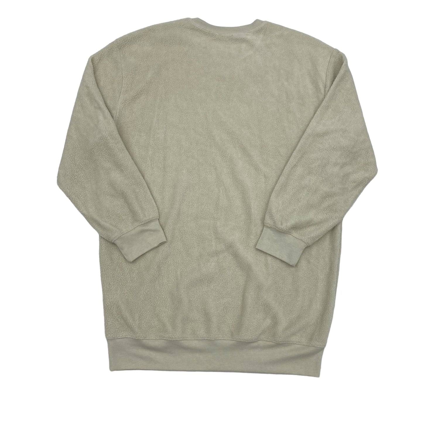 CREAM SWEATSHIRT CREWNECK by DOUBLE ZERO Size:L