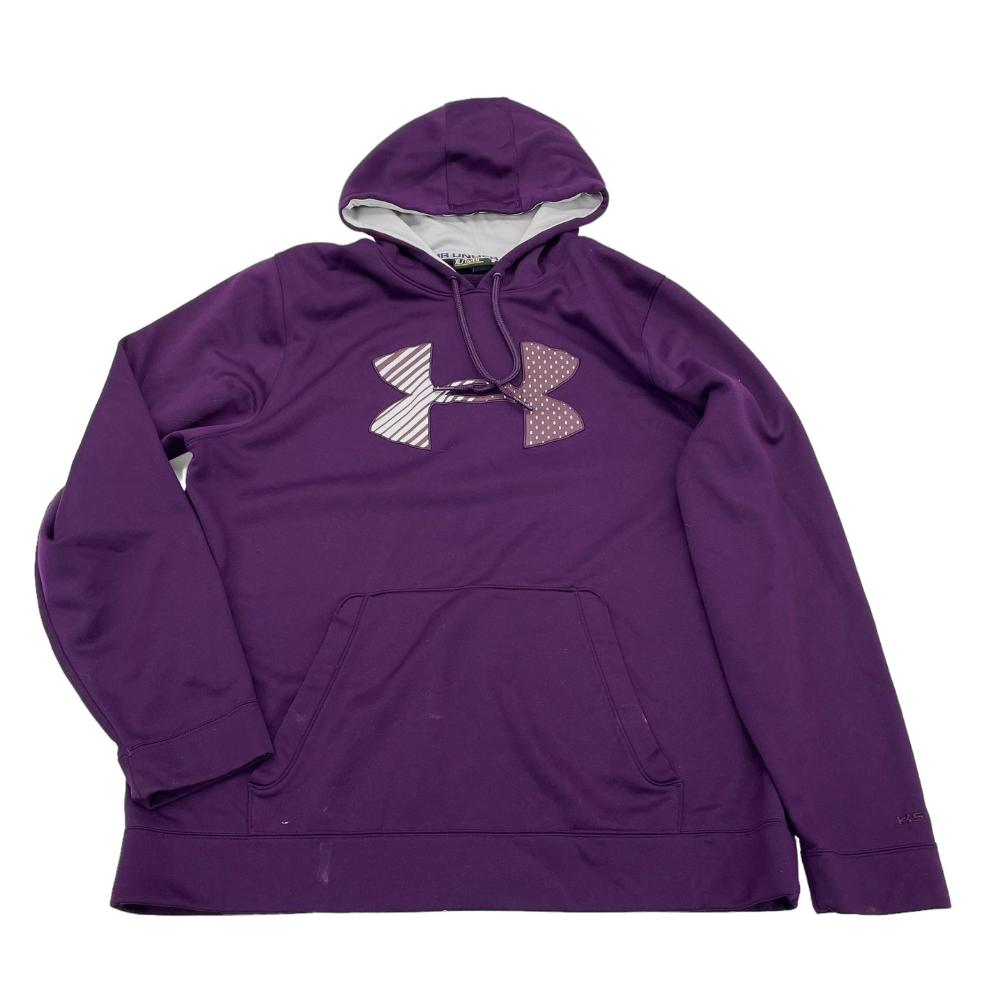 PURPLE ATHLETIC SWEATSHIRT HOODIE by UNDER ARMOUR Size:XL