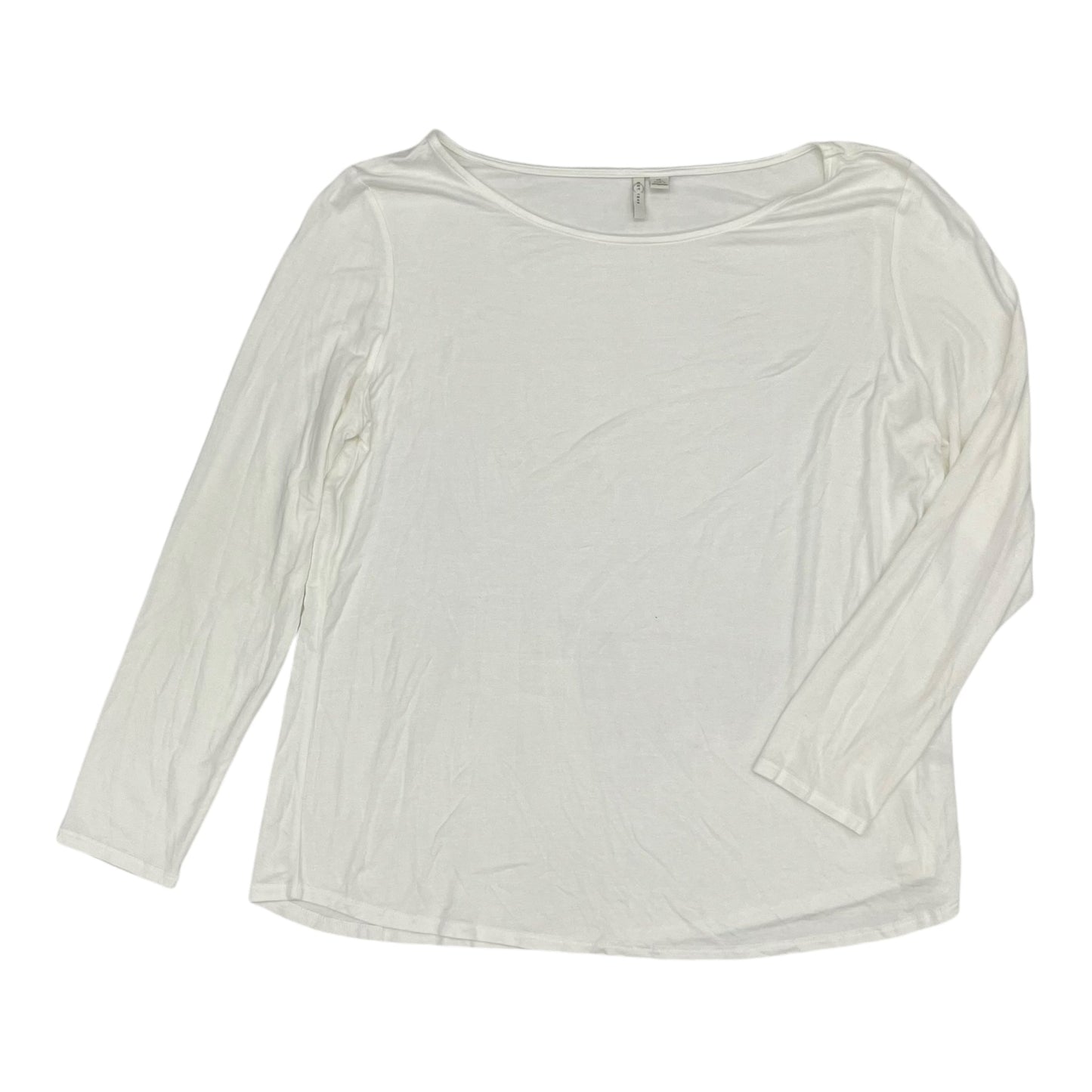 Top Ls By Cato In Cream, Size:Xl