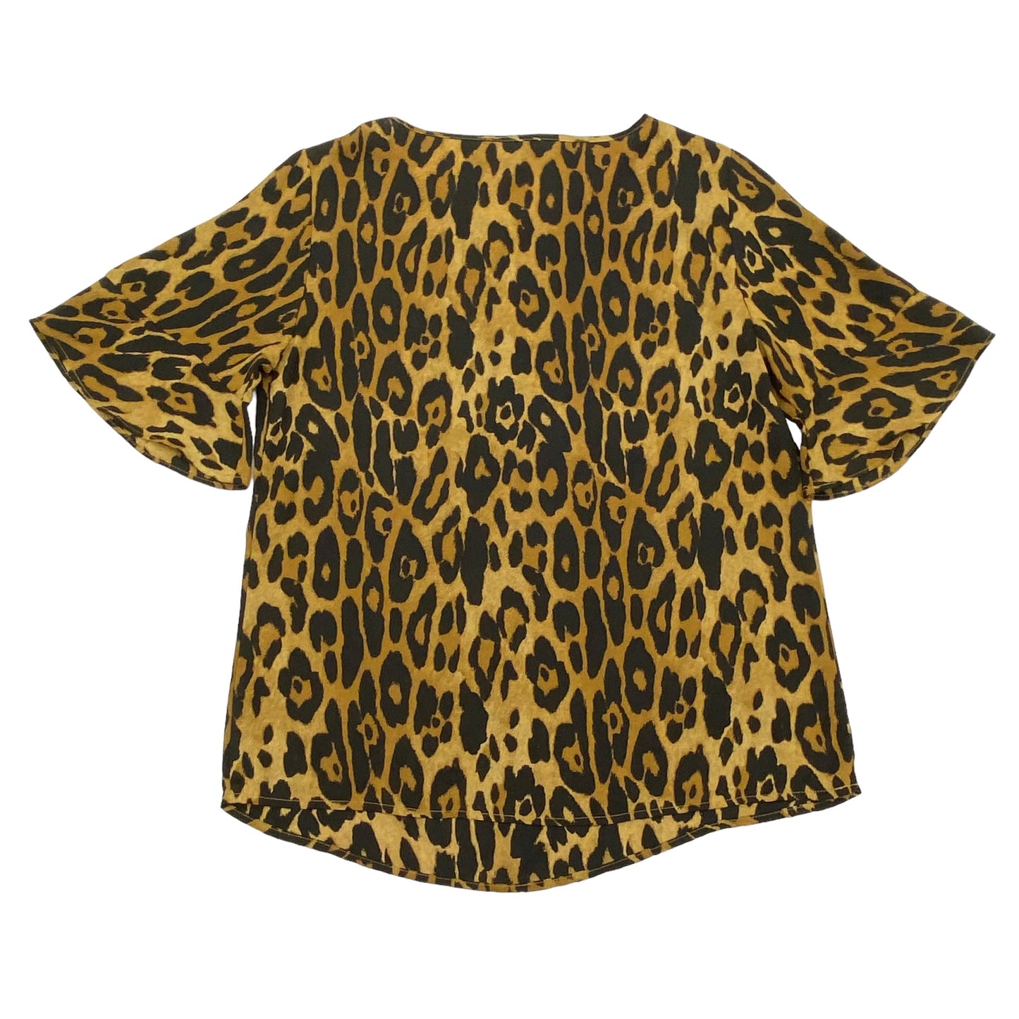 ANIMAL PRINT BLOUSE SS by LIMITED Size:XS