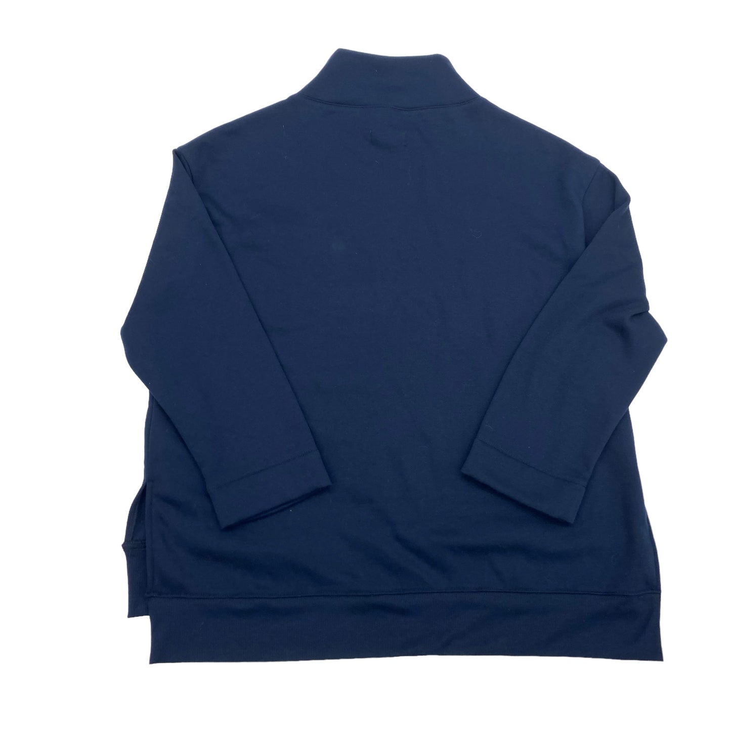 NAVY SWEATSHIRT COLLAR by MAEVE Size:S