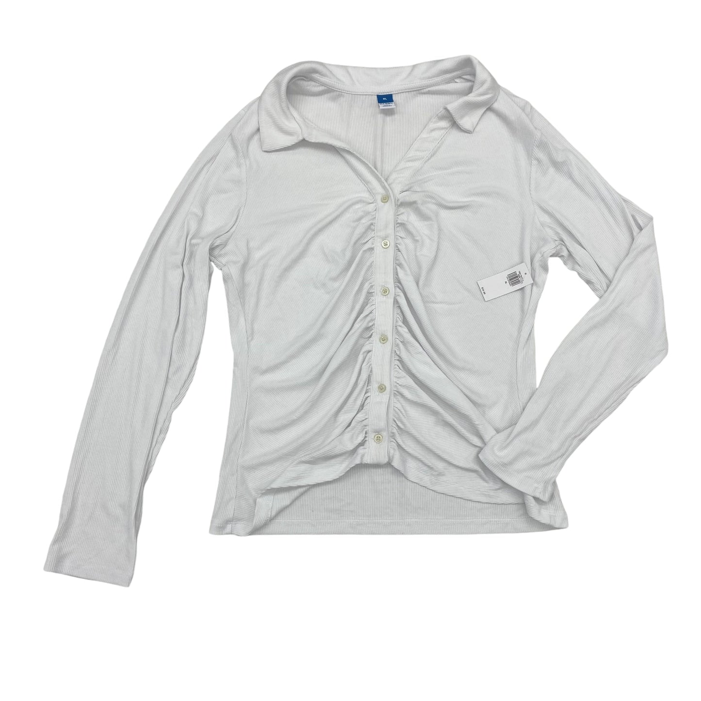 Top Ls By Old Navy In White, Size:Xl