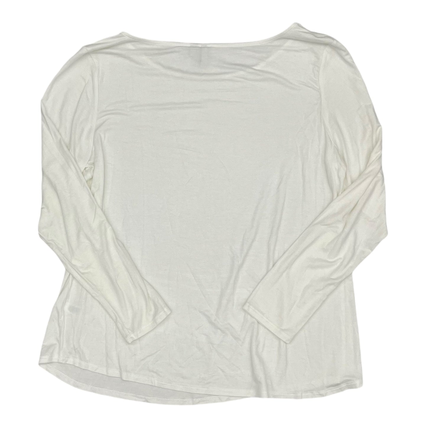 Top Ls By Cato In Cream, Size:Xl