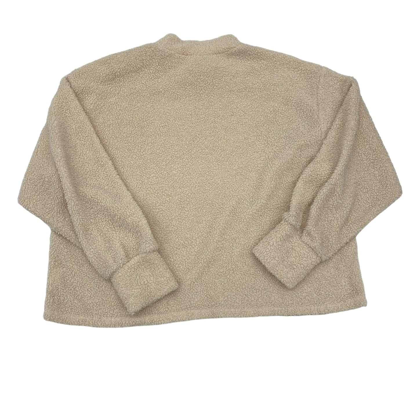 CREAM SWEATSHIRT COLLAR by LUSH Size:L