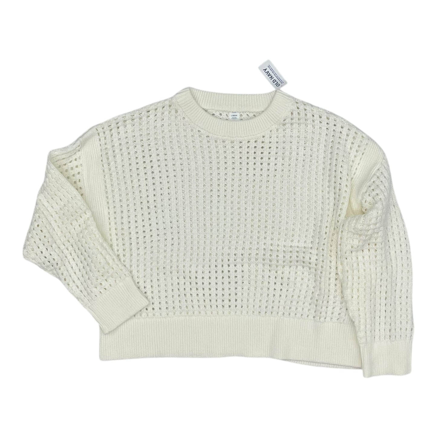 Sweater By Old Navy In Cream, Size:Lp