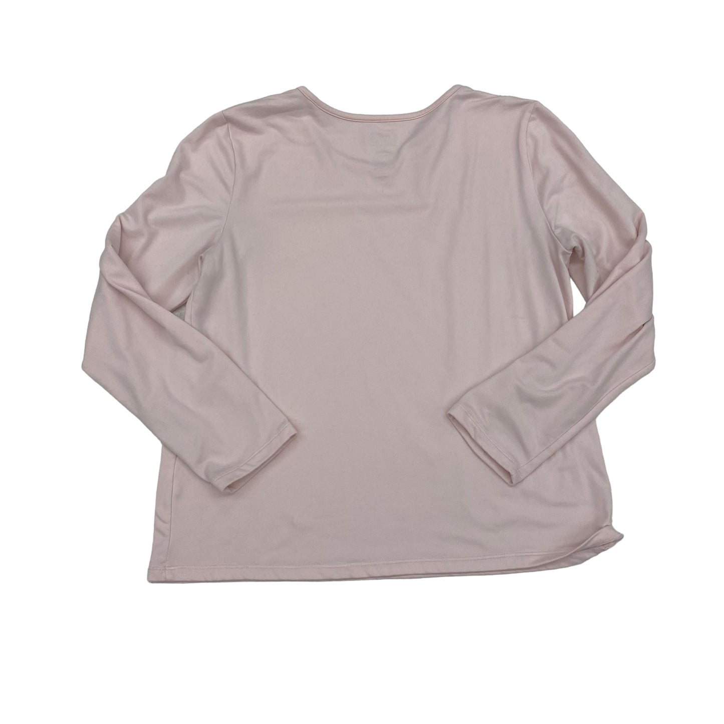 PINK TOP LS BASIC by CROFT AND BARROW Size:S