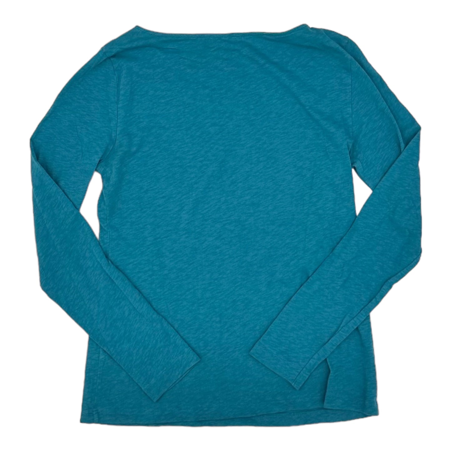 TEAL TOP LS by J. CREW Size:M