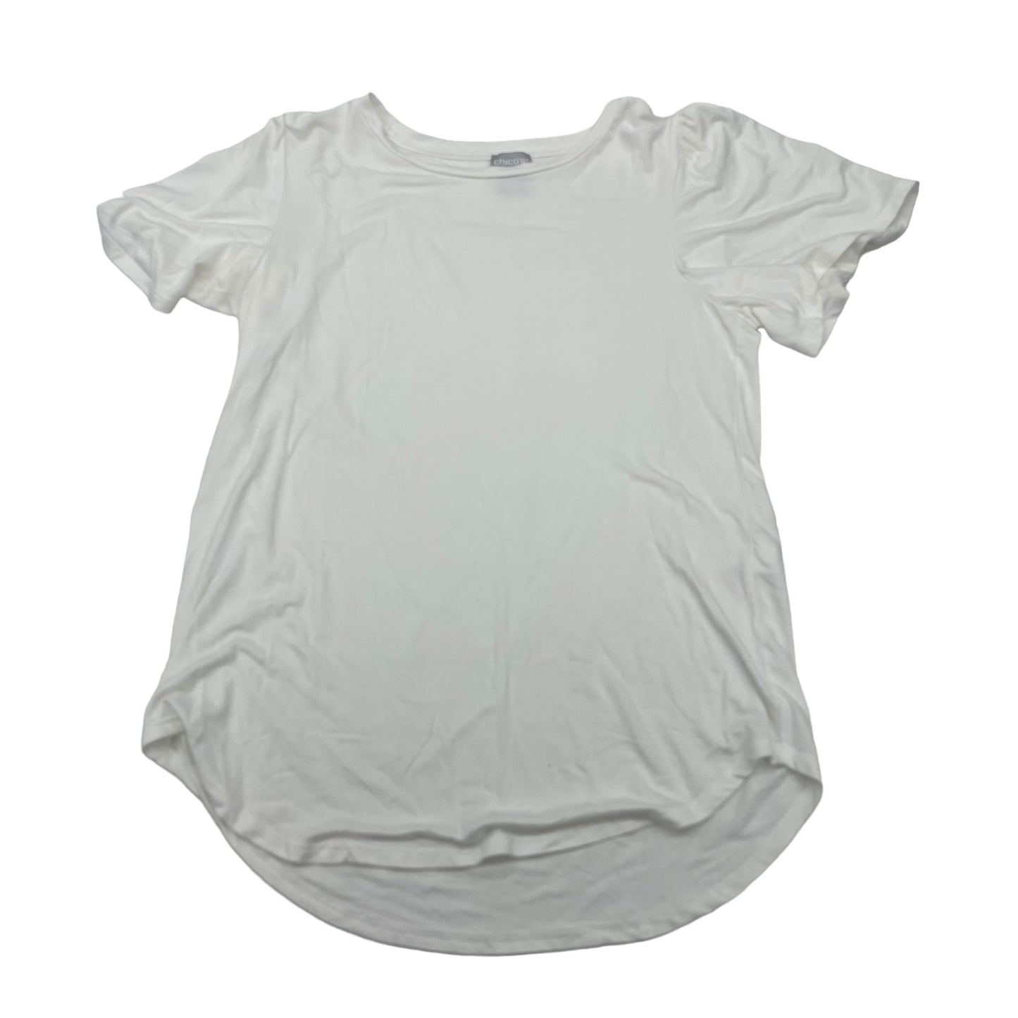 WHITE TOP SS BASIC by CHICOS Size:S