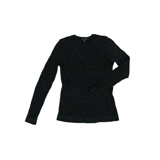 Sweater By Eileen Fisher In Black & Silver, Size:S