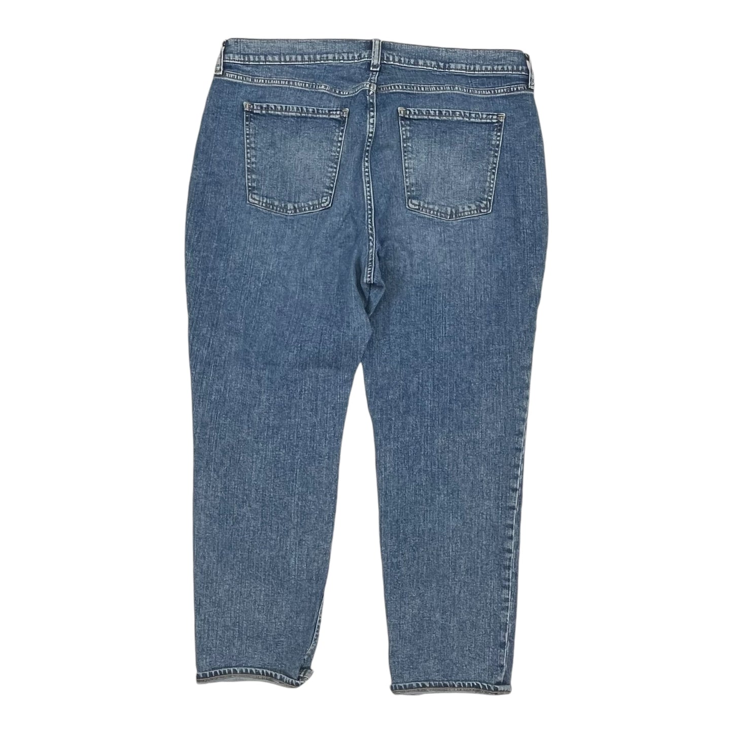 Jeans Straight By Old Navy In Blue Denim, Size:16