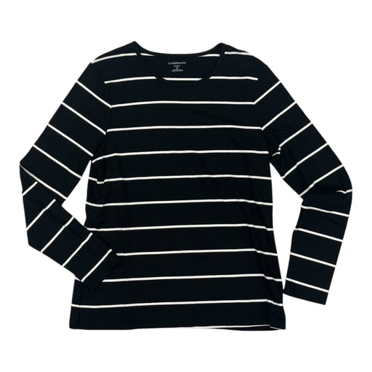 Top Ls By Croft And Barrow In Black & White, Size:M