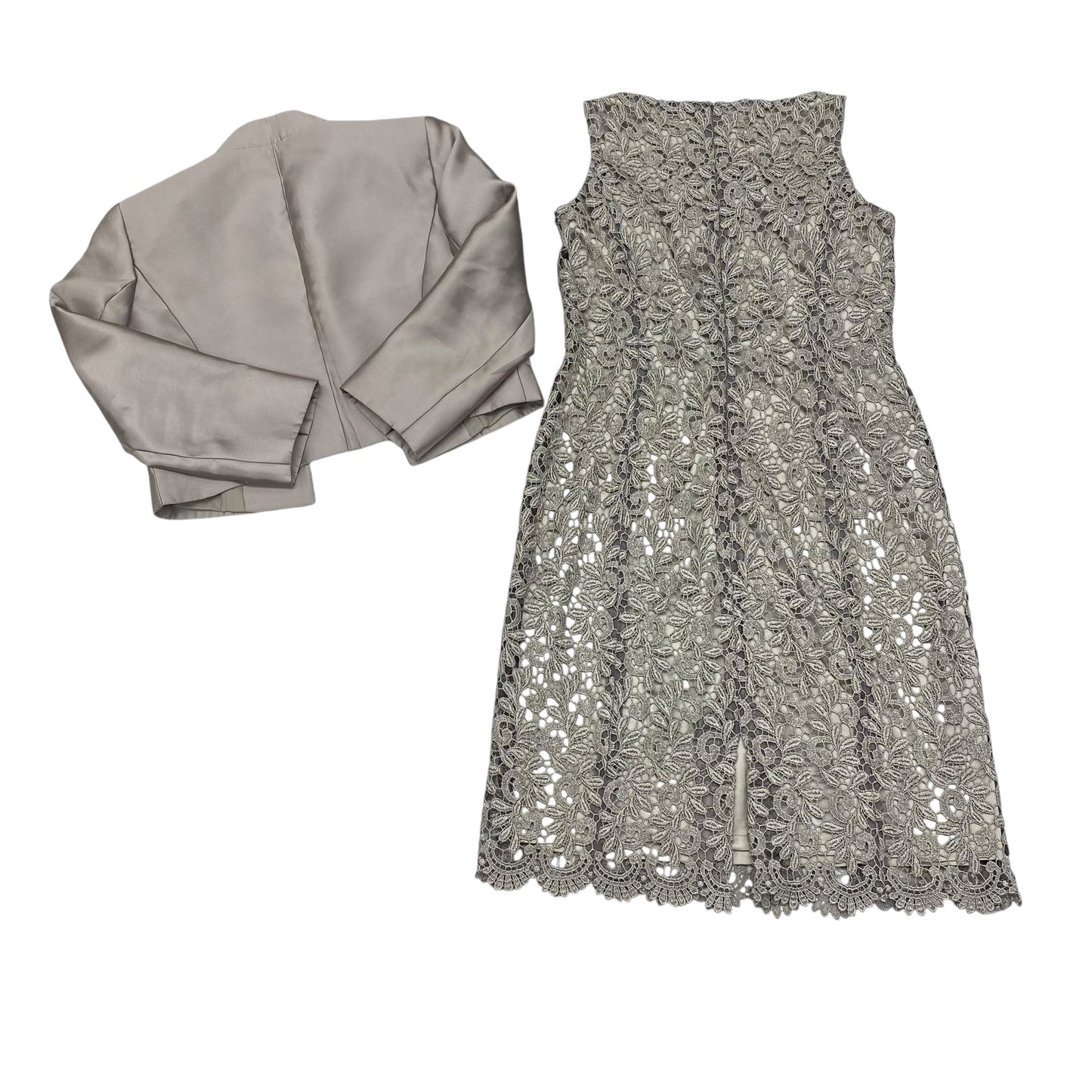 TAUPE DRESS SET 2PC by TAHARI BY ARTHUR LEVINE Size:4