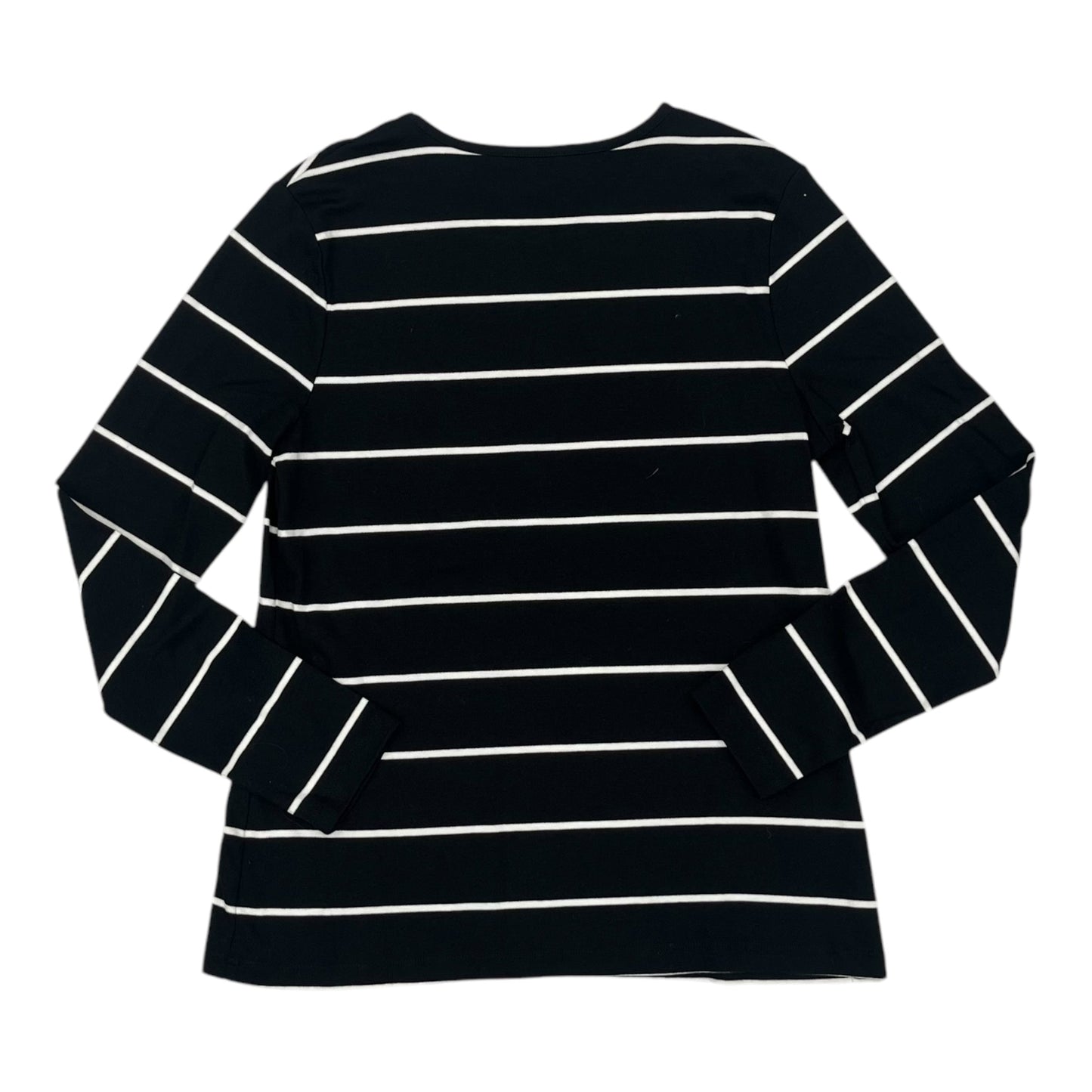 Top Ls By Croft And Barrow In Black & White, Size:M